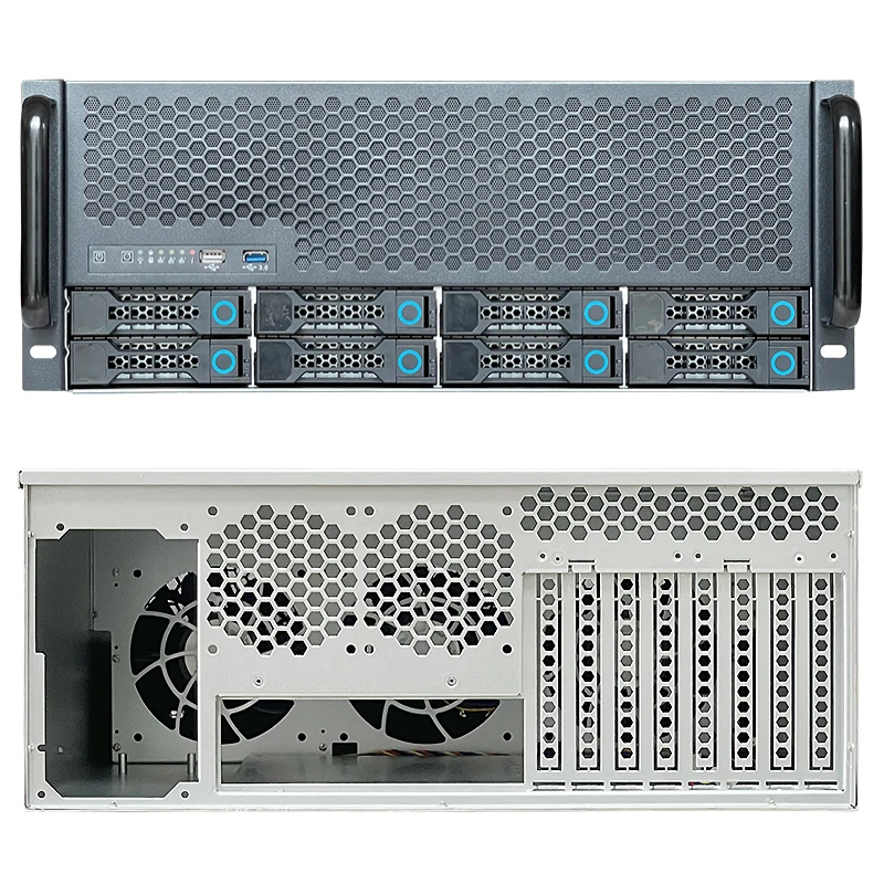 Imagem -02 - Zhenloong-server Chassis Storage Case Bay Rackmount Hot Swap Hdds Sas Sata Pci Slot Case Redundância Mais 800w Lf8 19