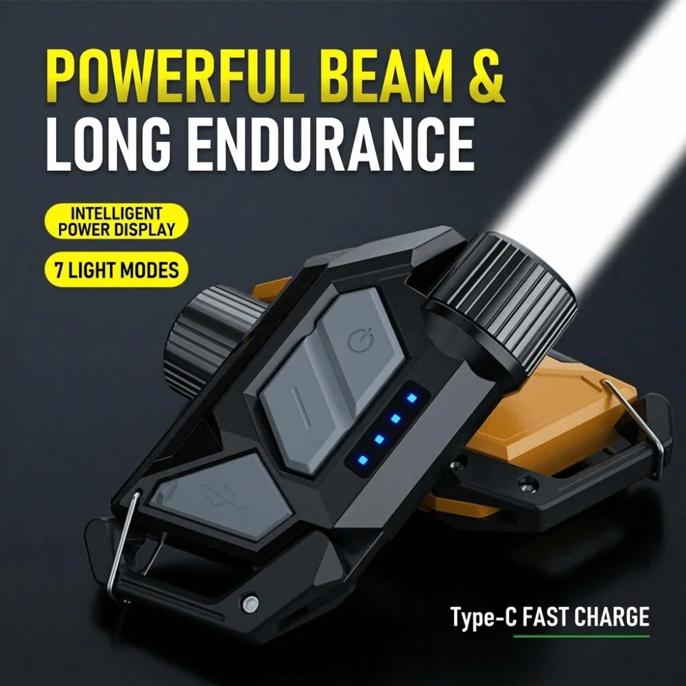 2 in 1 Design Mini Flashlight Lightweight Built In Rechargeable Battery Rechargeable Flashlight Long Lasting Battery Flashlight