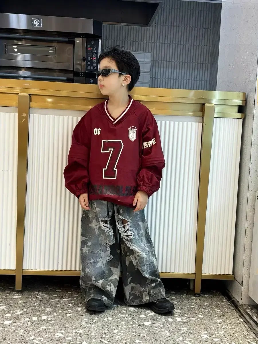 Kinder-Streetdance-Kostümset, Jungen-Amerikanisches Hip-Hop-Outfit, Mädchen-Jazz-Tanzkleidung, Kinder-Aufführungsbühnen- und Laufsteg-Wettbewerbskleidung – Detail 3