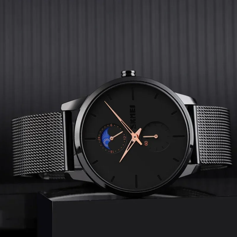 SKMEI 9208 Simple Stylish Design Mens Wristwatches Waterproof Clock relogio masculino Business Men Watch Fashion Quartz Watches