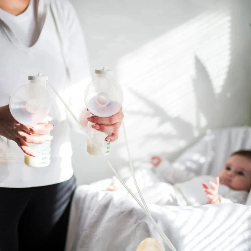 2 قطعة محول الثدي صديق للأم متوافق مع درع 24 مللي متر لمعظم المضخات محول السيليكون حواف مضخة الثدي #2