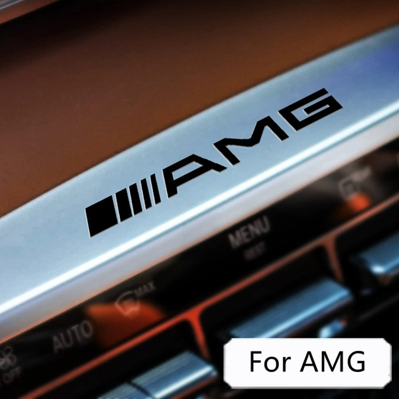 Metal emblem Auto Decor Decals Car Window Wiper Stickers For Mercedes Benz AMG W212 W204 W211W168 W213 W205 W210 W124