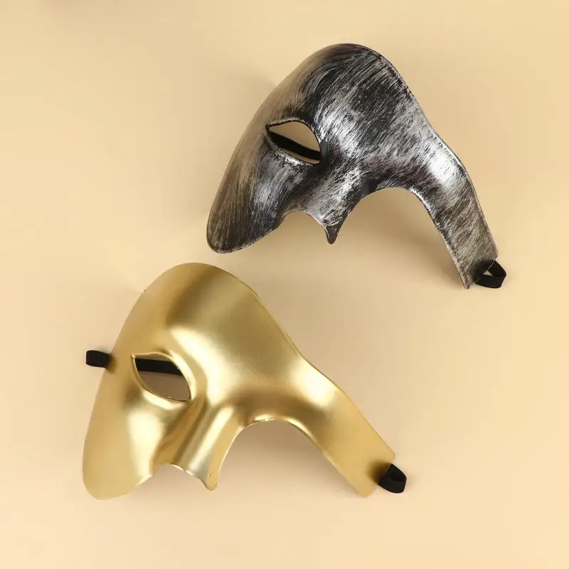Phantom Halbgesichts-Cosplay-Maske Hochwertig Leichtgewichtig Langlebig für Halloween Bühnenauftritte – Detail 4