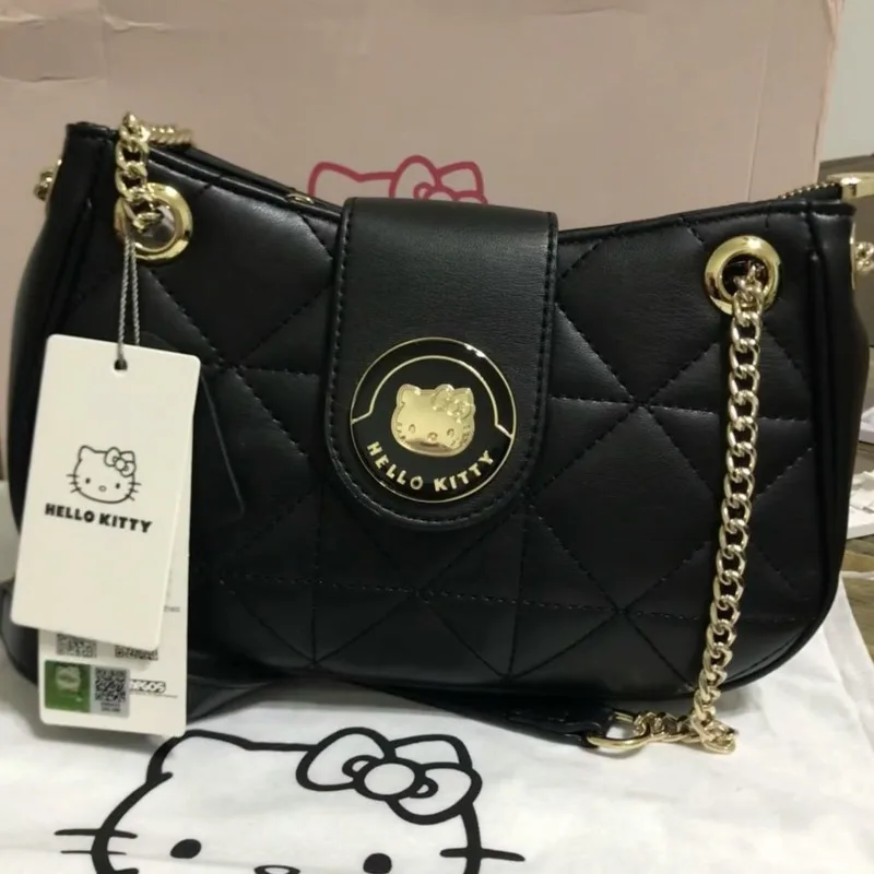 Sanrio Hello Kitty nueva moda exquisita bolso cruzado avanzado bolso de mujer diseño de nicho tendencia versátil bolso de hombro único