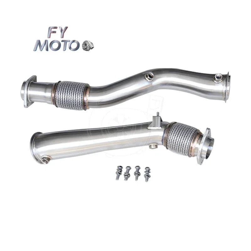 Exhaust Downpipe for BM W X3M X4M F97 F98 3.0T S58 2019+ NEW Design