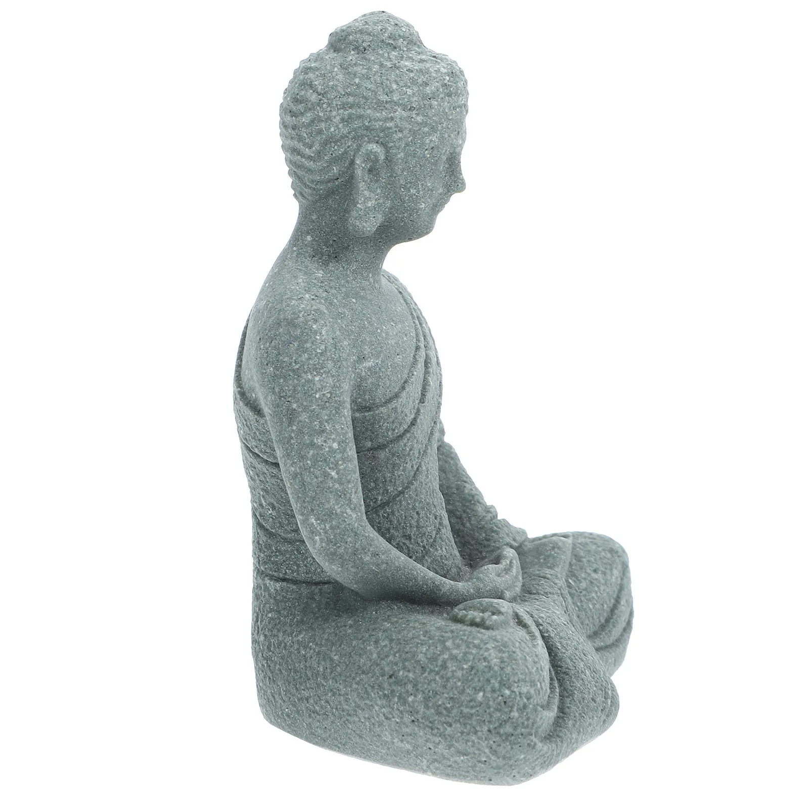 Mini Buddha Statue Resin Aquarium Decor Small Fish Tank Buddha Underwater Buddhist Sculpture Desktop Garden Decoration - view 2