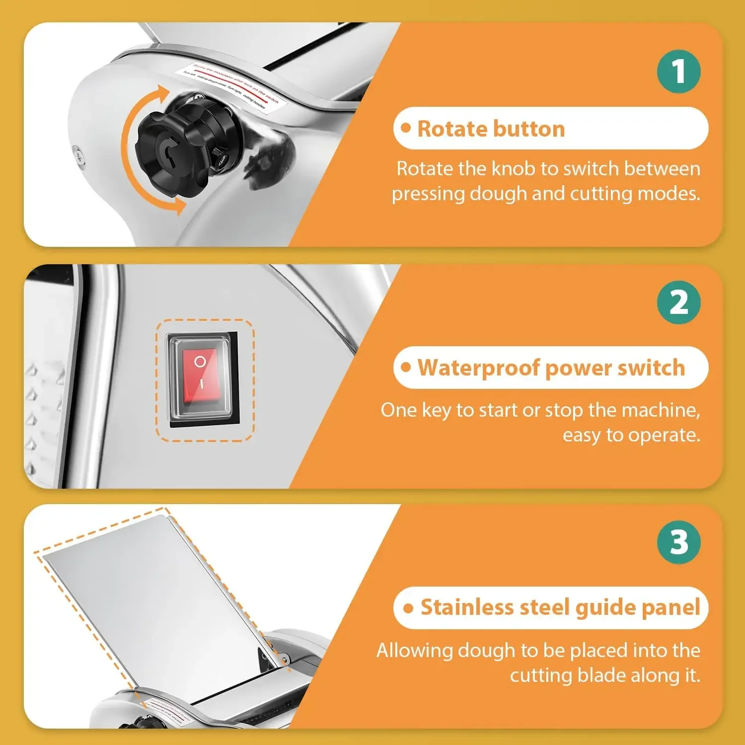 صانع المعكرونة الكهربائية الأسرة ماكينة صنع المعكرونة أداة فرد العجين 2.5 مللي متر السباغيتي 4 مللي متر واسعة المعكرونة 9 مللي متر قاطع فيتوتشسين 110 فولت الولايات المتحدة Sta