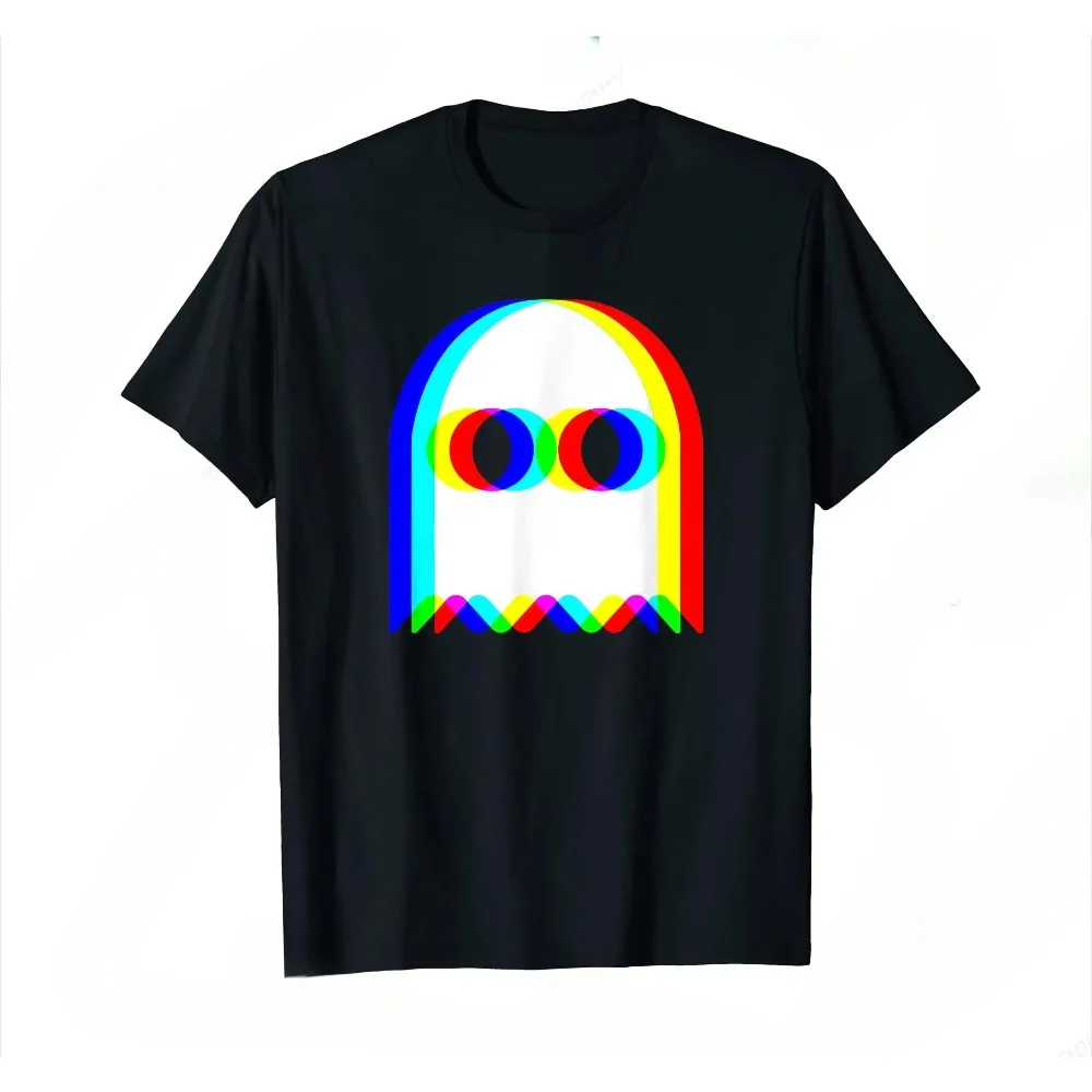 Camiseta engraçada fantasma trippy vaporwave halloween techno rave edm música