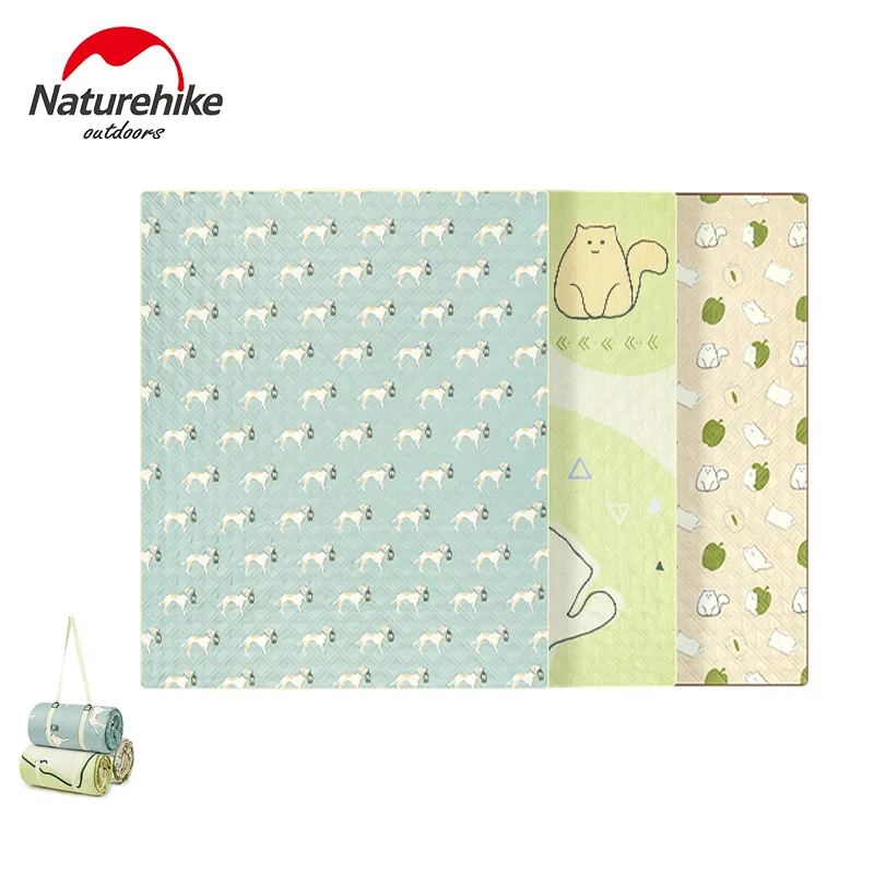 

Naturehike Happy Ultrasonic Mat for Camping Outdoor Picnic Beach Trip 5 Layer Thickened Groundsheet Moistureproof Pad Waterproof