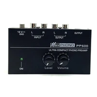 Preamplificador de tocadiscos de Y43A-PP500, amplificador de tocadiscos de vinilo, preamplificador, amplificador de Control de volumen, enchufe del Reino Unido