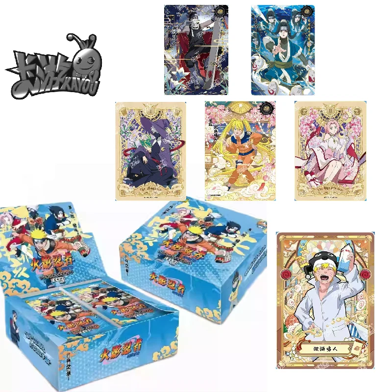 Kayou Naruto Chapter 7 Uzumaki Naruto Momochi Zabuza Haku หายากทั้งกล่องคอลเลกชันการ์ดเกมของเล่นวันเกิดคริสต์มาส...