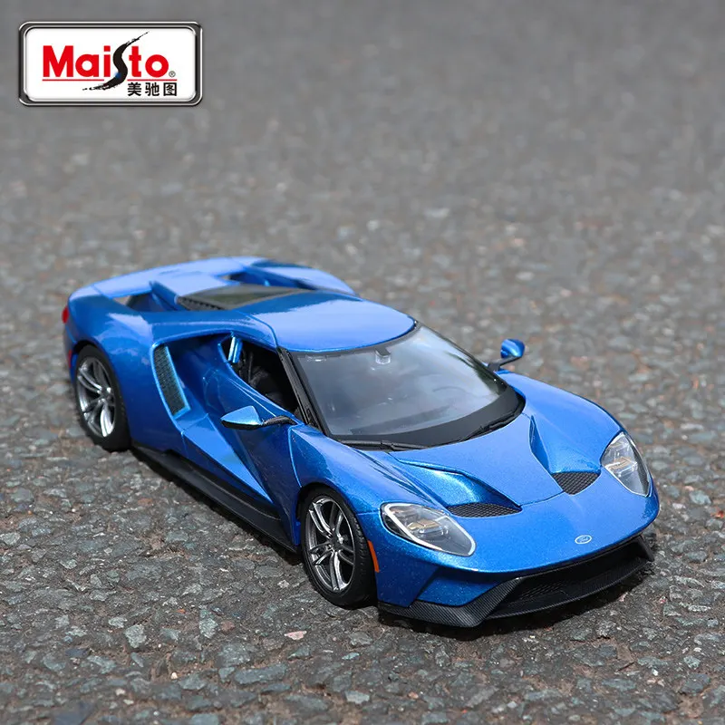

Оригинальные коллекционные модели автомобилей Maisto 1:18, модель Ford GT, имитация спортивного автомобиля из сплава, игрушки-модели, украшения для автомобиля, подарок.