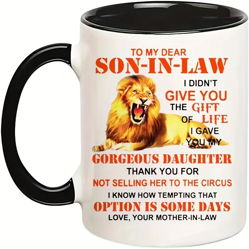 

11oz To My Dear Son In Law Mug, Coffee Mug, Water Mug, Birthday Gift, Party Gift, Holiday Gift