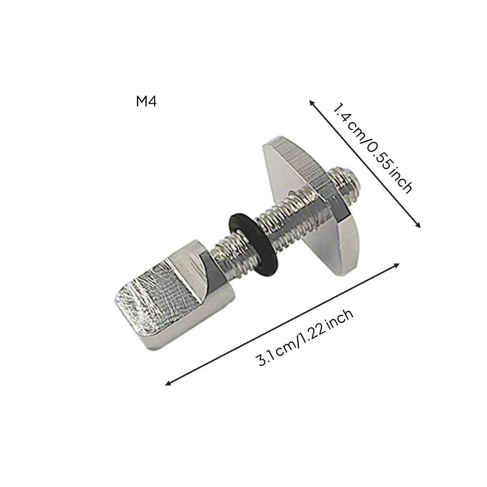 Surfboard Fin Screw Hand-Tightened Single Fin Screw Threaded Shaft