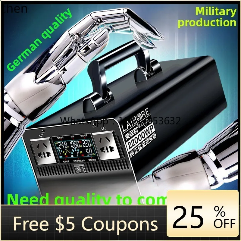 

AB pure sine wave inverter 12v24v48v60v72v to 220v truck electric vehicle battery power conversion