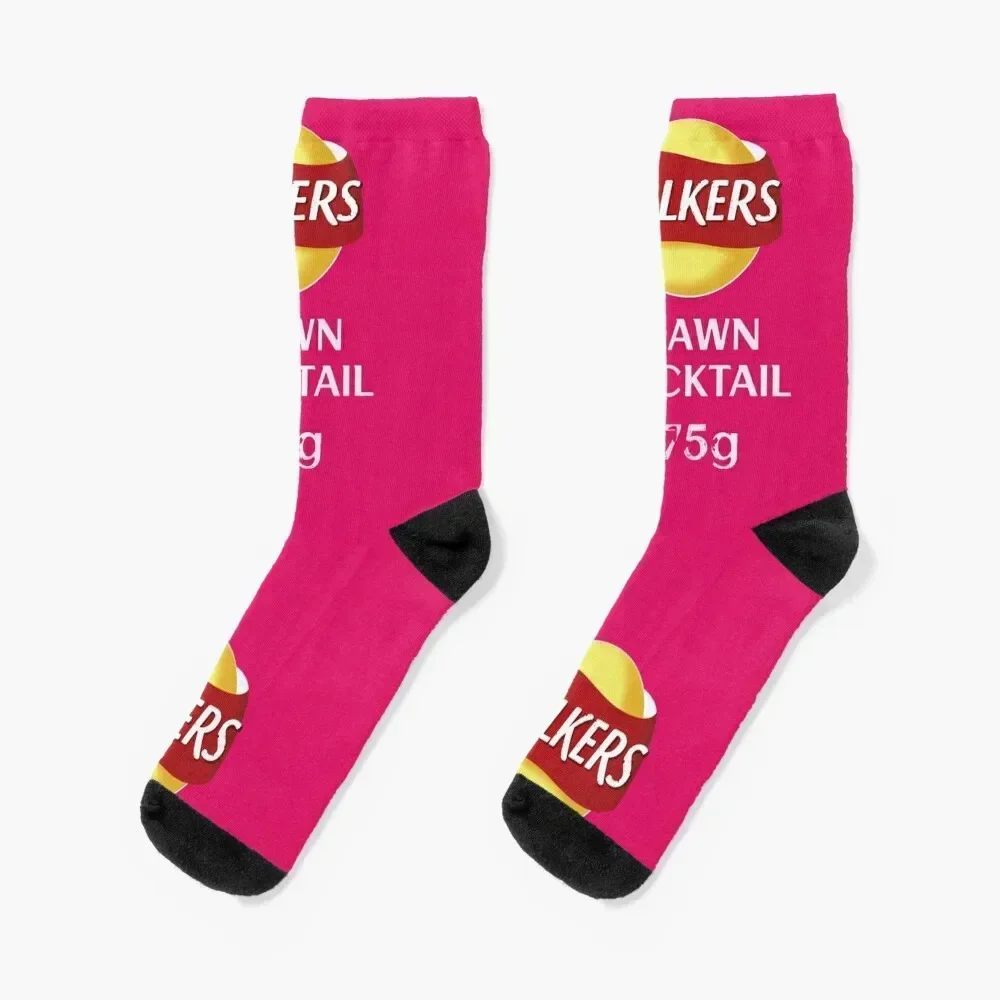 Walkers Prawn Cocktail Crisps design Socks warm winter loose custom Toe sports Woman Socks Men's