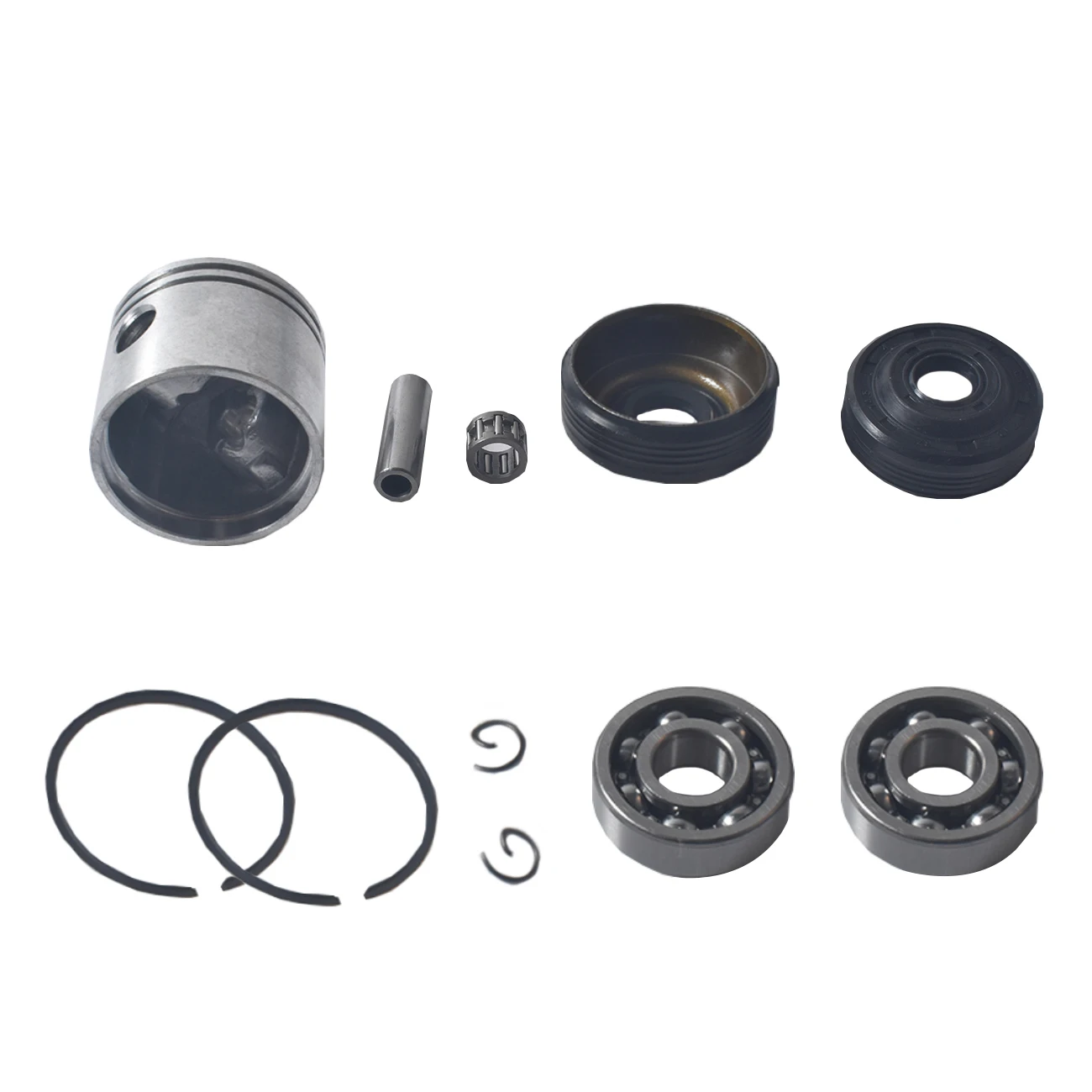 41.1mm Piston With Crank Bearing Kit For Poulan 220 221 260 1950 2150 2250 2450 2550