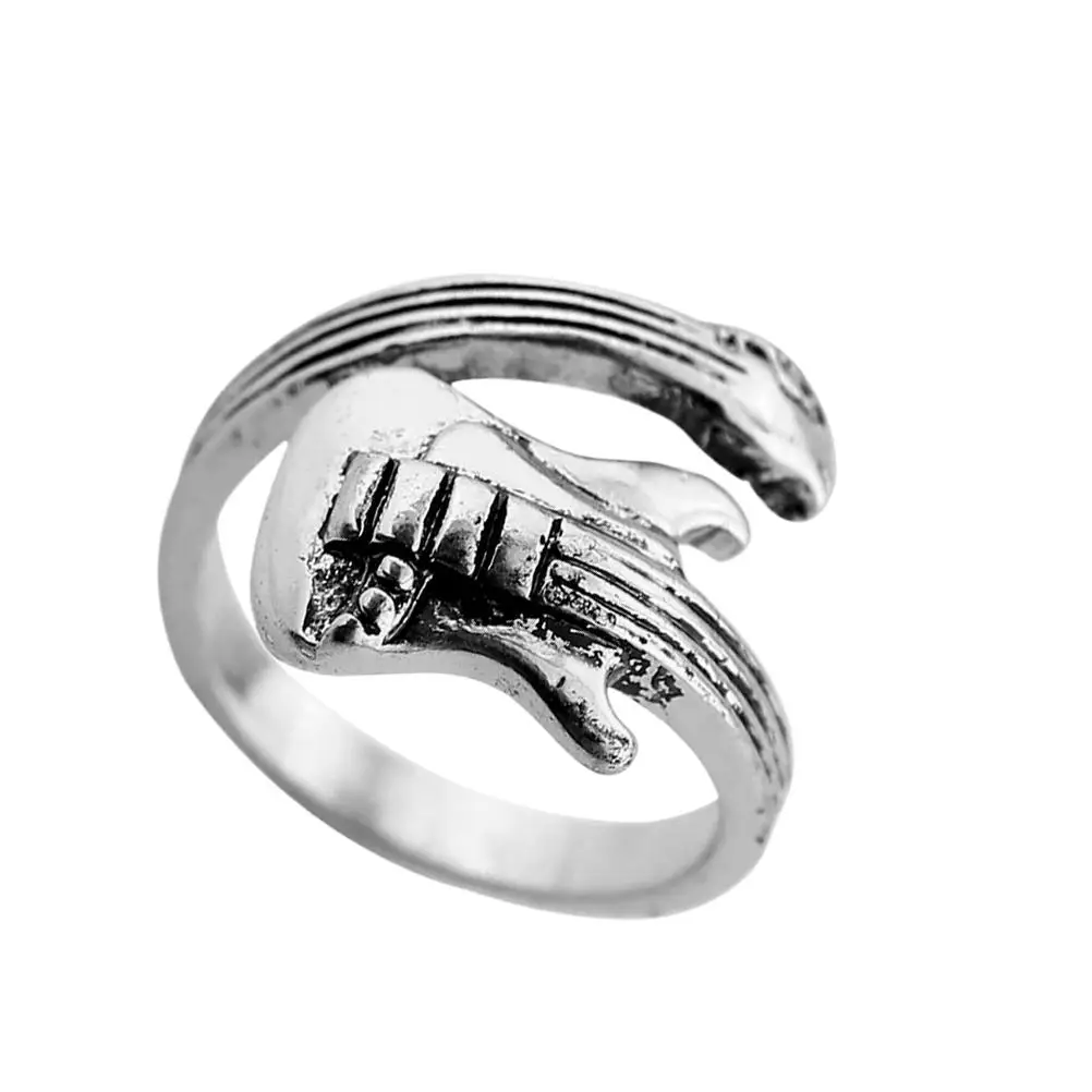 

halloween ring prop guitar ring halloween finger ring creative ring alloy jewelry