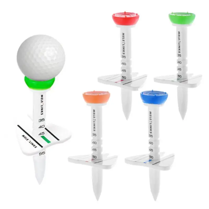 

GvOvLvF Golf Tees With PackageRed Orange Green Blue Internet Celebrity Plastice Tees For Golfer Gift Height Adjusted