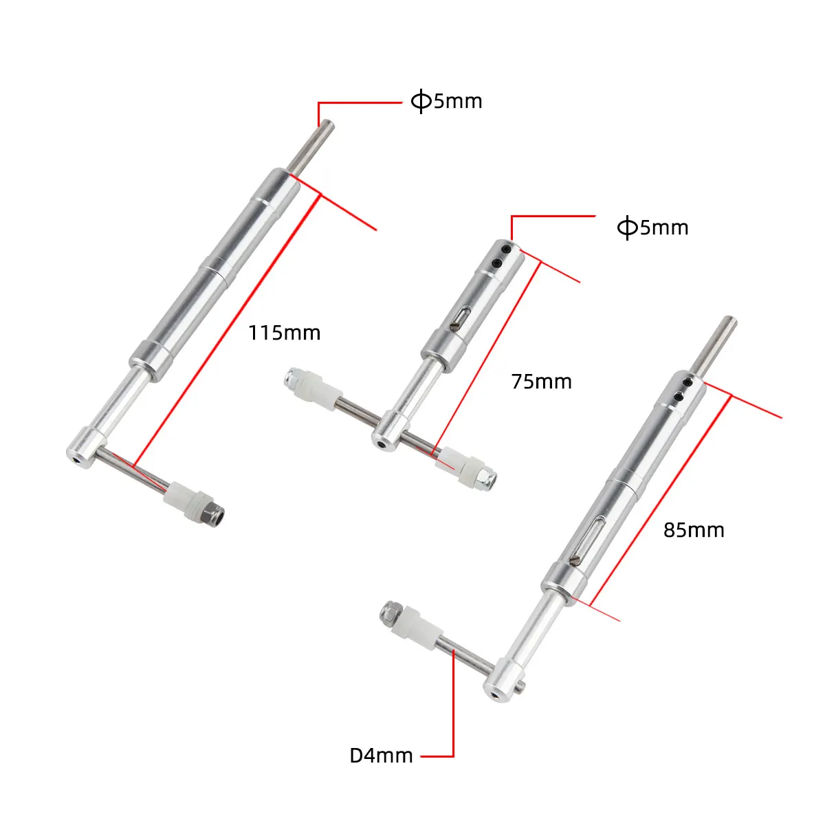 3PCS/Set SZ002-10001 Anti-Vibration Landing Gears For Class 40-60 RC Airplane Shock Absorbing