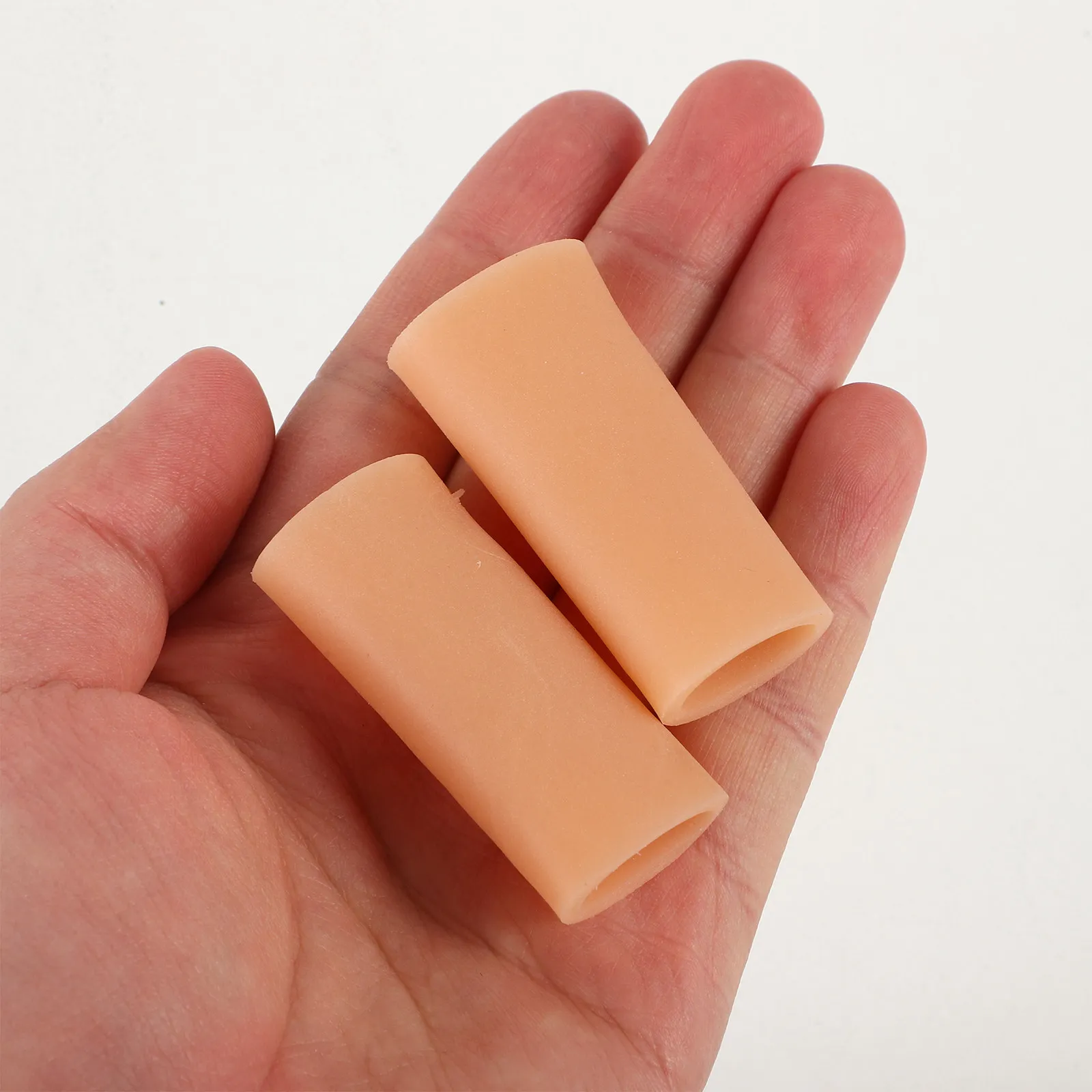 

5Pairs Protective Finger Covers Silicone Finger Sleeves Anti-Wear Breathable Joint Protection Covers for Electronics Gardening