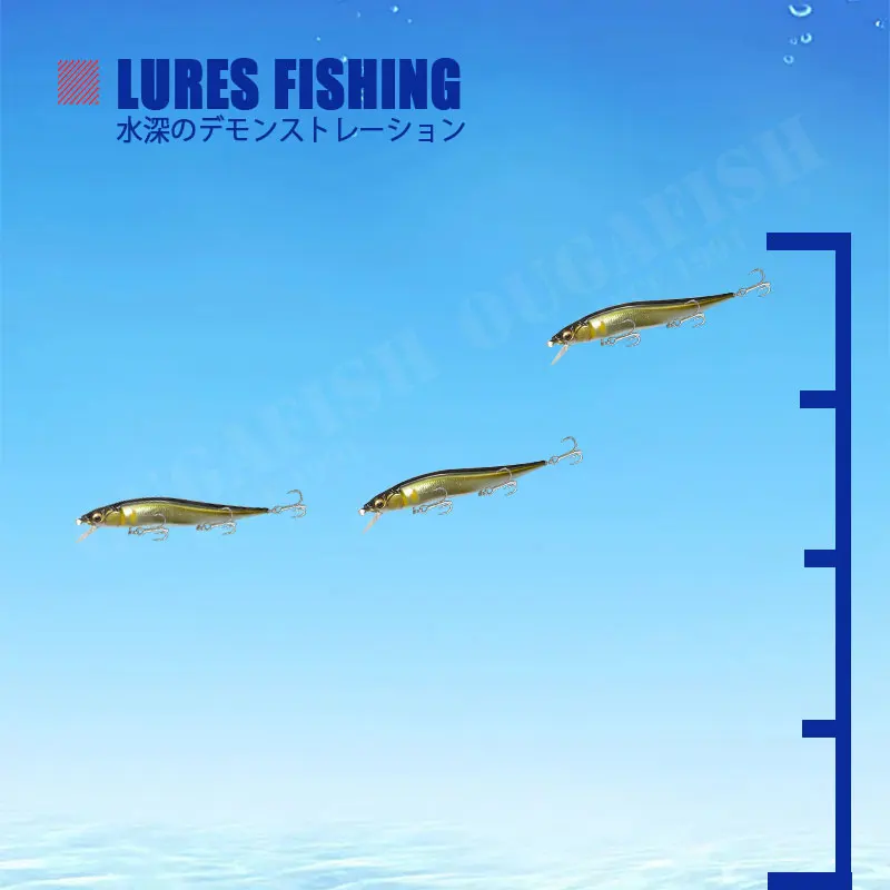 2022 Fishing Lure Minnow 10.5g 98mm Suspend Water Jerkbait Peche Accessoire Leurre Brochet Fish Isca Artificial Fishing Tackle