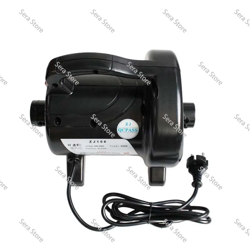 ZJ106 1200W Electric High Pressure Inflator Pump, Amusement Air Model Dual-Use Closed Air Pump for Inflatables