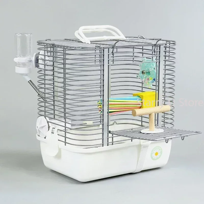 Palomas Parrot Bird Cage Accessories Mochila Canarios Passaros Bird House Hamster Rabbit Cucce Per Cani Passaros Furniture