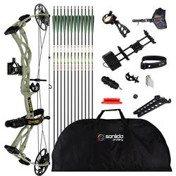 Sanlida Dragon X9 Hunting Compound Bow And Arrow Set Ready To Hunt Package For Adults
