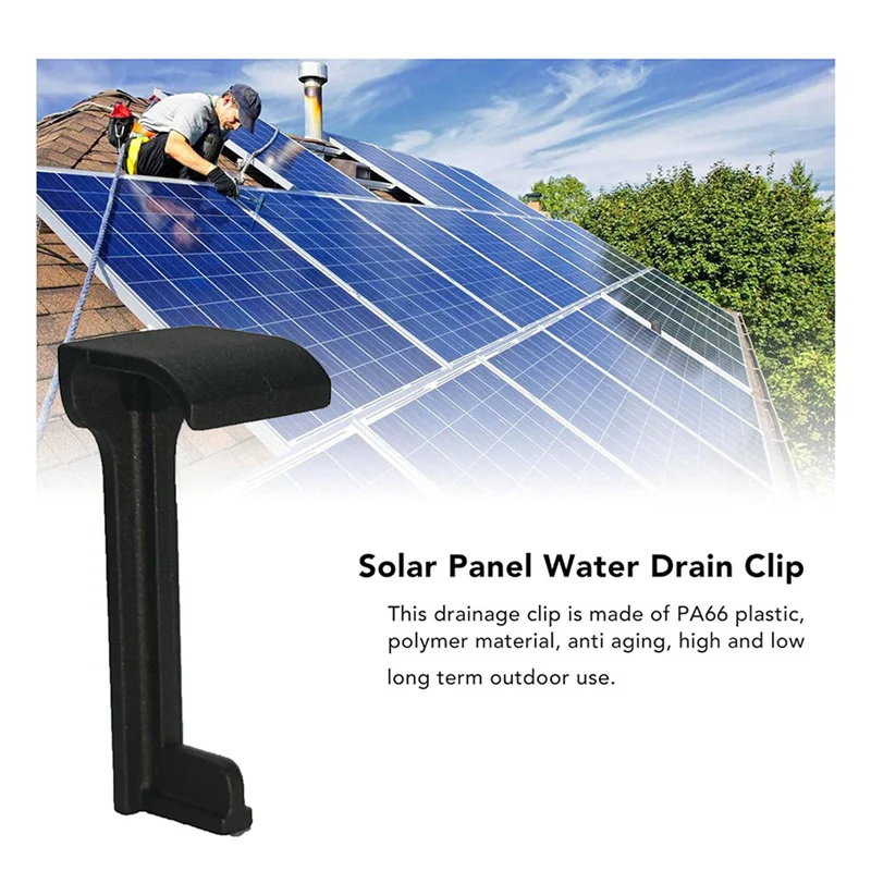 

YWDZ-120PCS 35 мм боковые зажимы для дренажа воды солнечной панели, зажимы для модулей PV для дренажа воды, зажимы для дренажа воды в фотоэлектрической панели