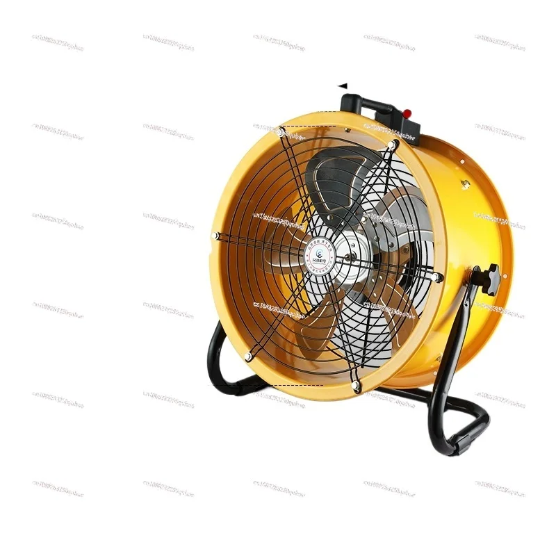 

Heavy Duty Floor Fan with 5 Blades,220V High Power Shop Fan, Metal Electric Fans 24 Inch Industrial Floor Drum Fan