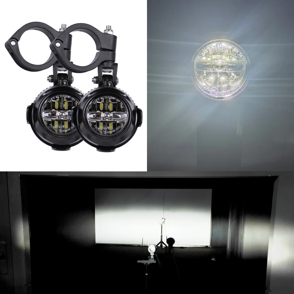 For CFMOTO 450MT 650MT 700MT 800MT 800MT-X 2021-2026 LED Fog Auxiliary Lights Motorcycle Driving Lamp Assembly Universal E24 image 3