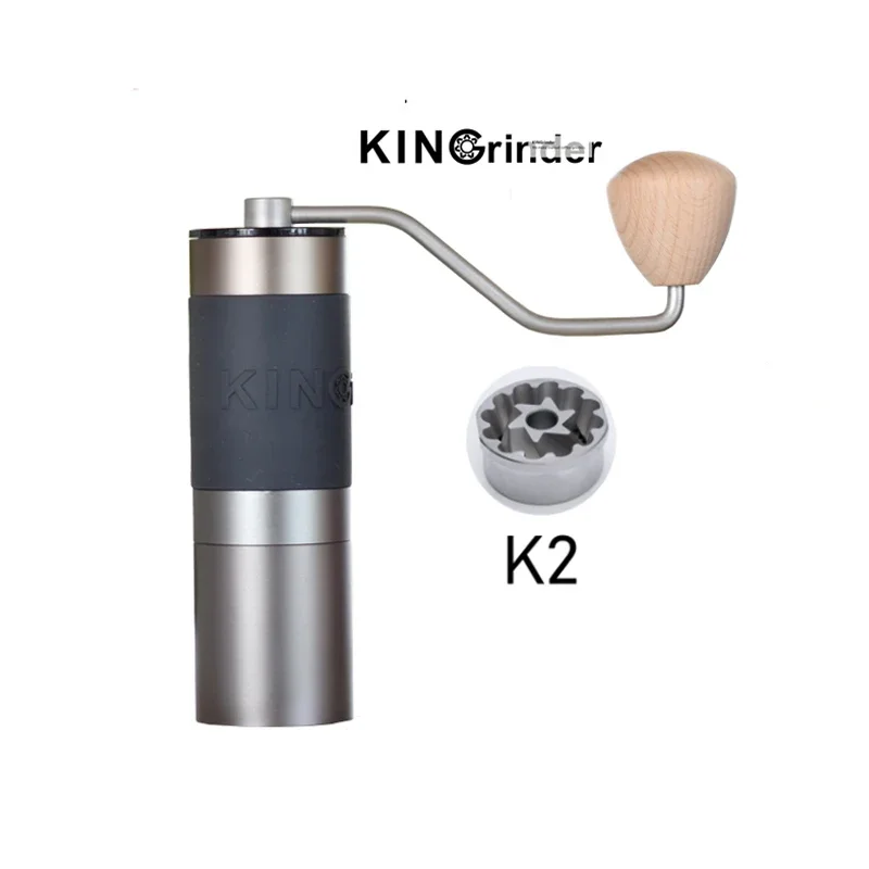 Imagem -06 - Kingrinder-moedor de Café Portátil de 420 38 mm 48 mm Burr k0 k1 k2 k3 Aço Inoxidável