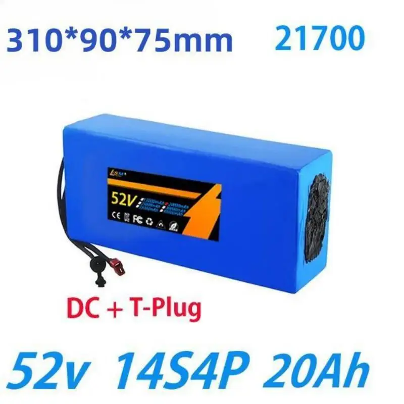 NEW 52V 20ah 30Ah 35Ah 40Ah Lithium Battery Pack 52V Electric Bike Battery 58.8V Lithium Battery Pack ,21700 52V with BMS