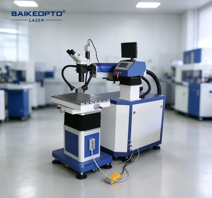 YAG Mold Laser Welding Machine, Mold Repair Welder with 360° Rotatable Laser Head for Injection Mold Crack Repair