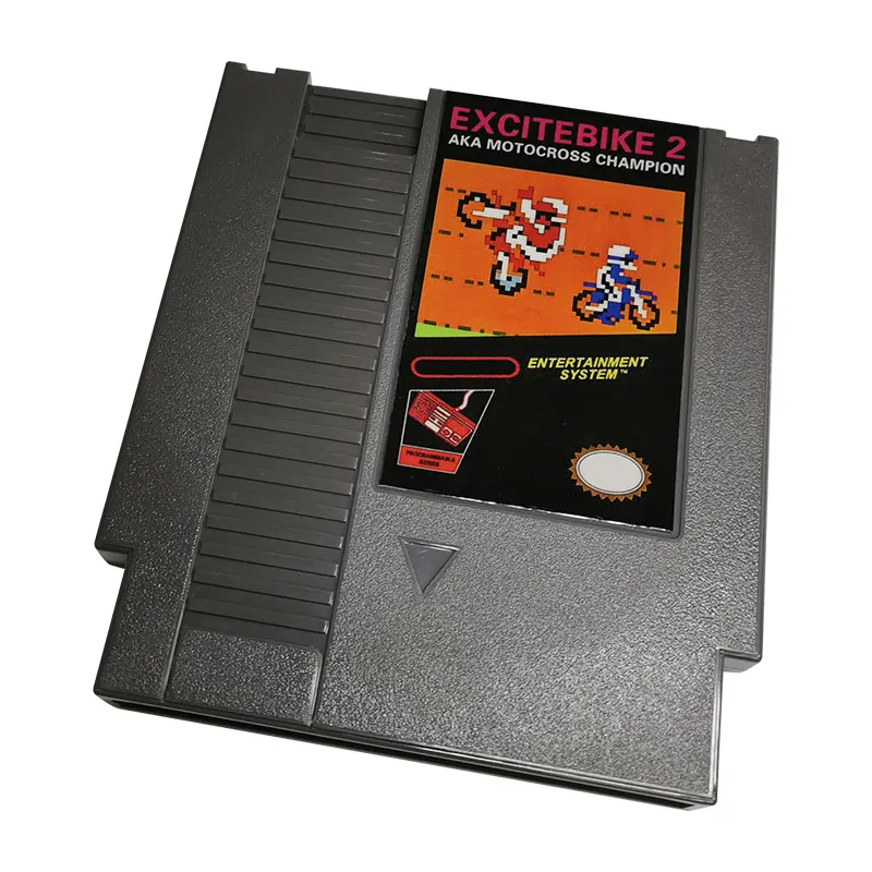 ExciteBike 2 NES For PAL and USA Version Famicom Game Console - 8 Bit 72 Pin Vidoe Game Cartridge