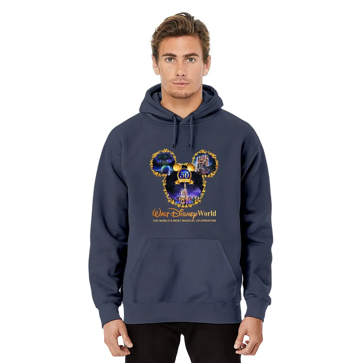 Disney Walt Magic World 50th Anniversary Hoodies, Disneyworld Matching Family Hoodies