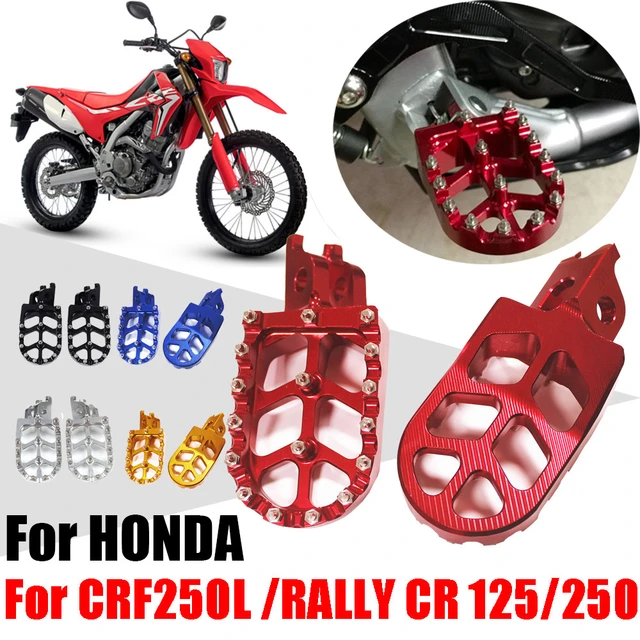 For Honda CRF250L RALLY CRF250 L CRF 250 L 250L CR125 CR250 CR 125 250  Motorcycle Accessories Footrest Footpegs Foot Pegs Pedals - AliExpress