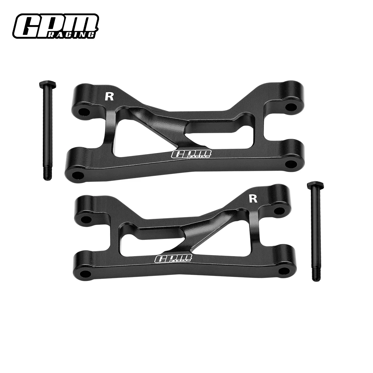 Braços de suspensão superiores traseiros da liga GPM 7075 para TRAXXAS Mini Maxx Monster Truck