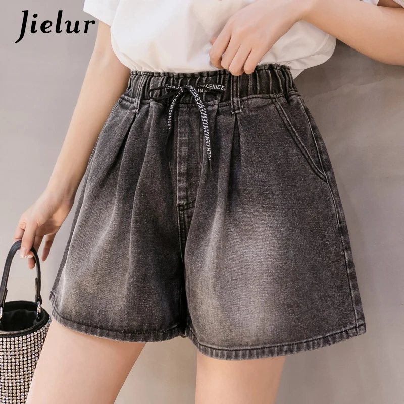 

Summer Jeans High Waist Loose Casual Woman Denim Shorts Street Cool Baggy Femme Short Wide Leg Jeans Women New S-5XL Size