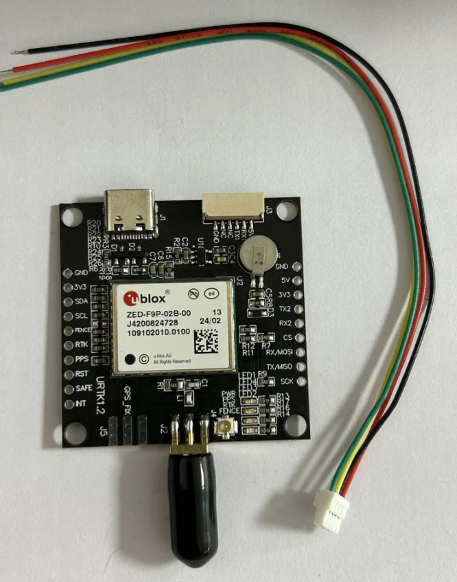 Módulo de Navegação GPS, Módulo de Posicionamento Diferencial Sonda Nível, New Supply Receiver, GNSS Board, ZED-F9P-02B-00 RTK