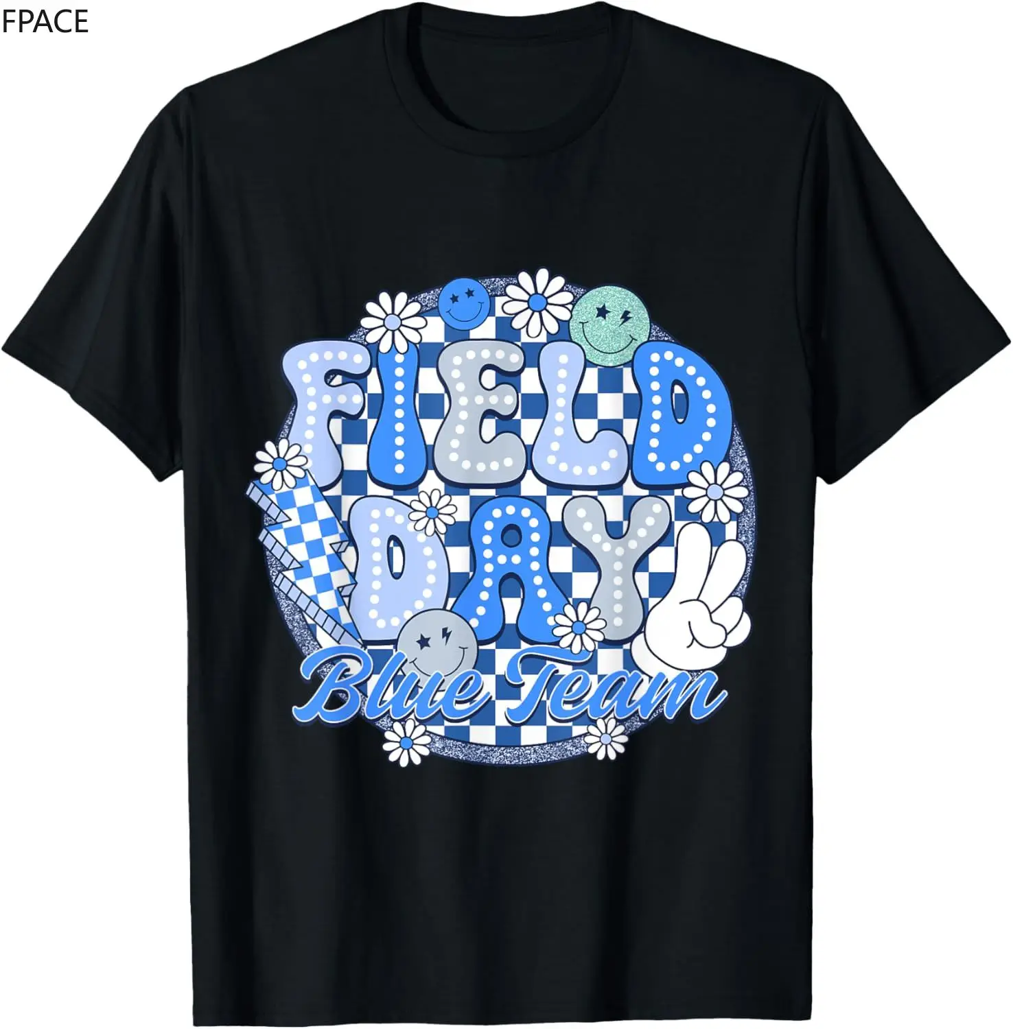 

Blue Field Day Blue Team Color Field Trip Teacher Student T-Shirt graphic t shirts streetwear men clothing