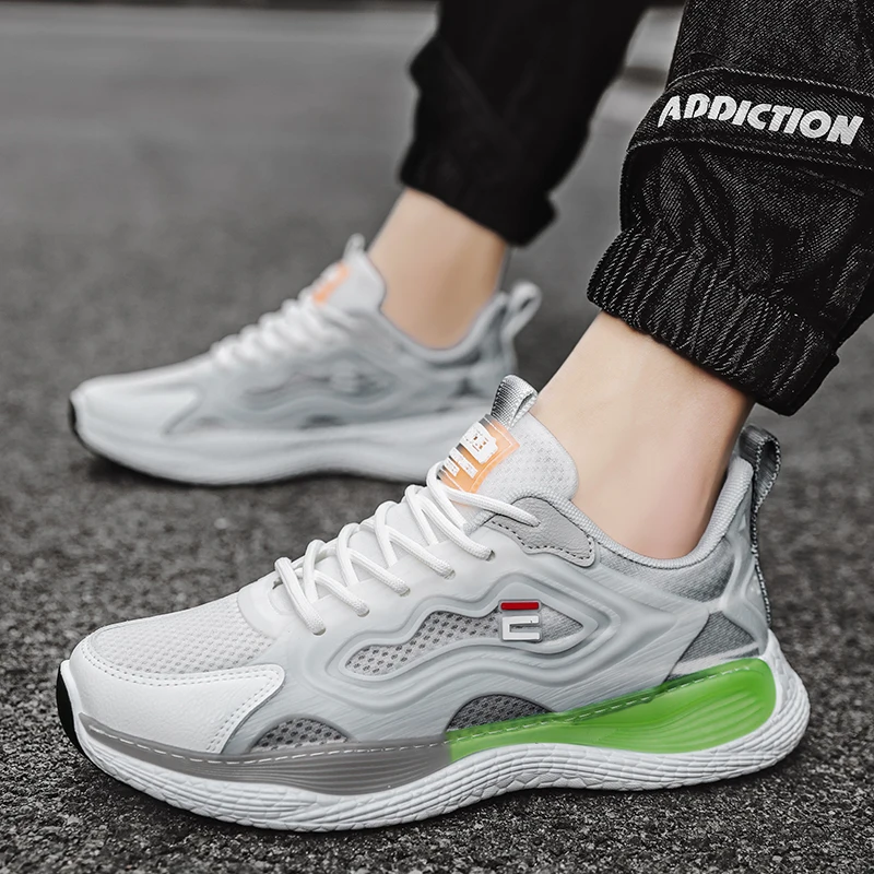 

Men's Shoes Summer Breathable Leisure Sports Shoes Summer Style Youth Soft Sole Running 2023 Matching Tide Shoes Sneakers Women