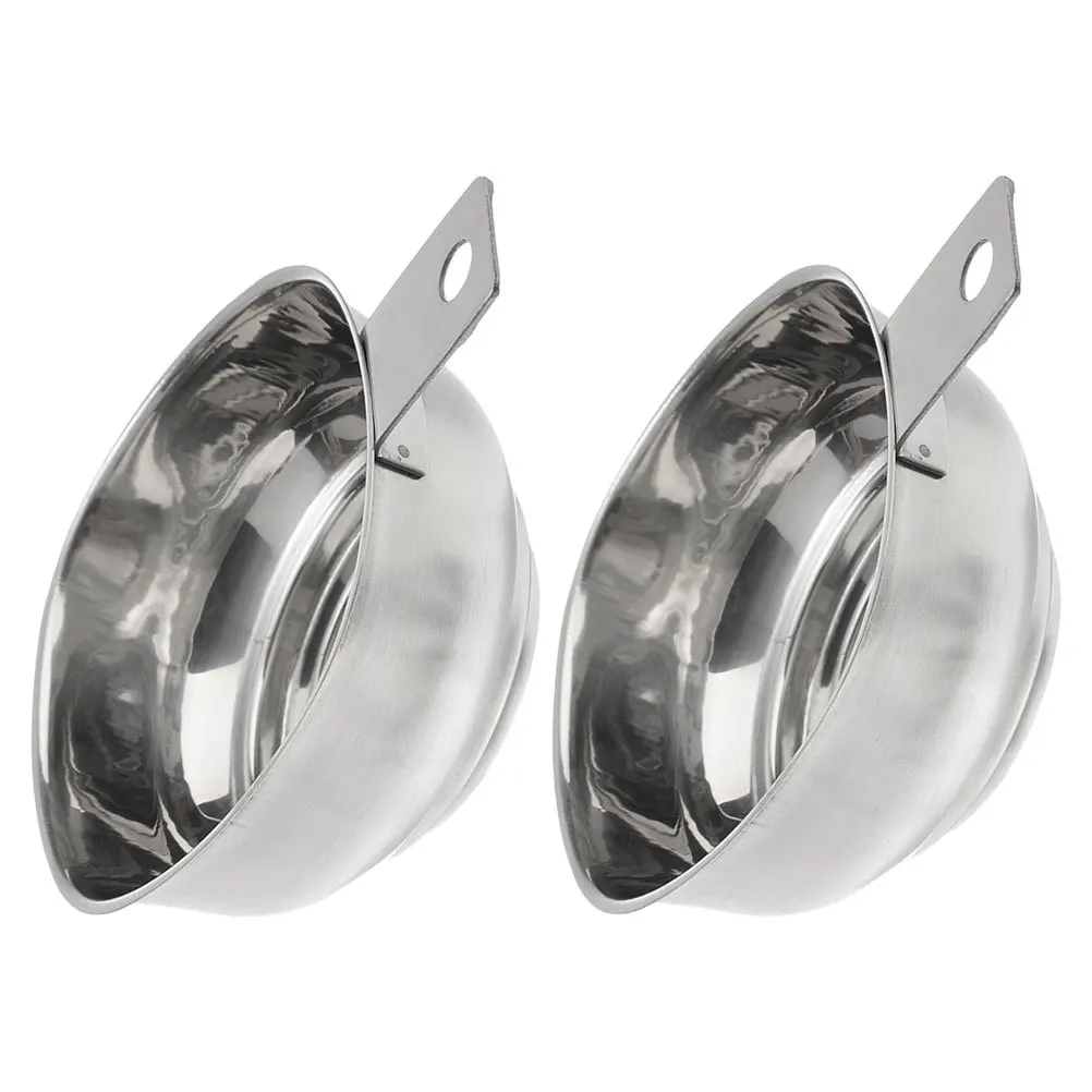 

2Pcs Stainless Steel Wide Mouth Funnel Kitchen Use for Jam Oil Liquid Transfer Multifunctional Canning and Bottle Filling Tool