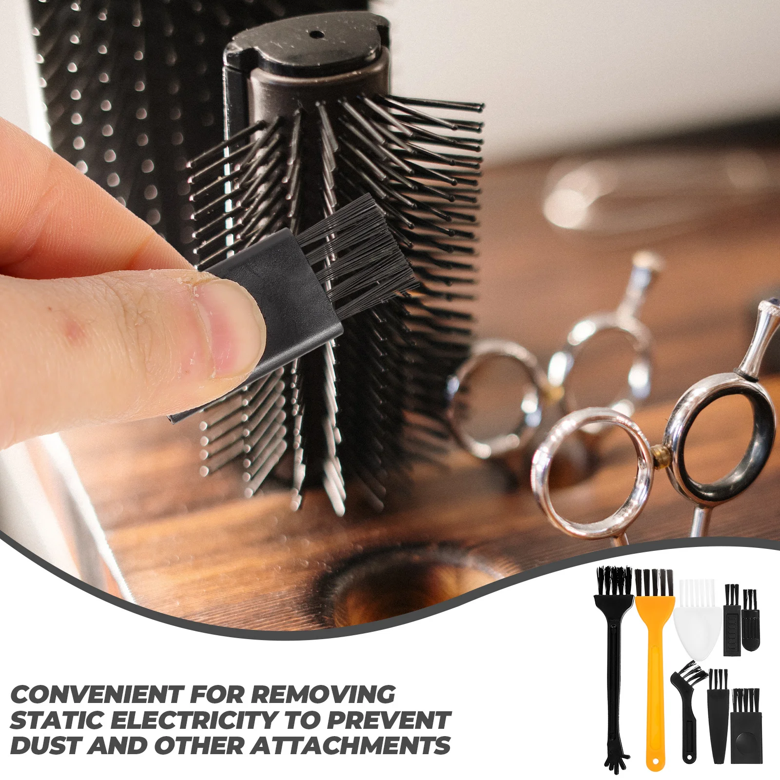 

48Pcs Mini Cleaning Brushes Small Gap Brush for Razor Trimmer Laptop Keyboard Humidifier Computer Duster Portable Beard Hair