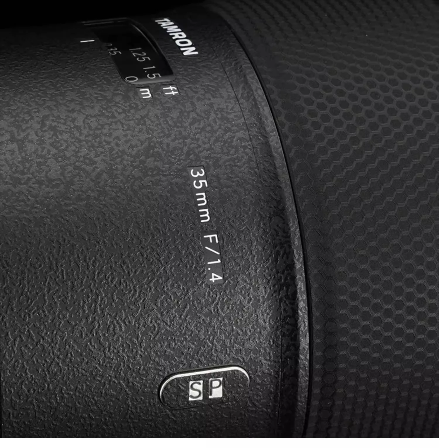 Adesivo per fotocamera antigraffio con cappuccio per obiettivo per Tamron SP 35mm F1.4 adatto per Canon EF Mount Pellicola protettiva per avvolgimento 35 1.4