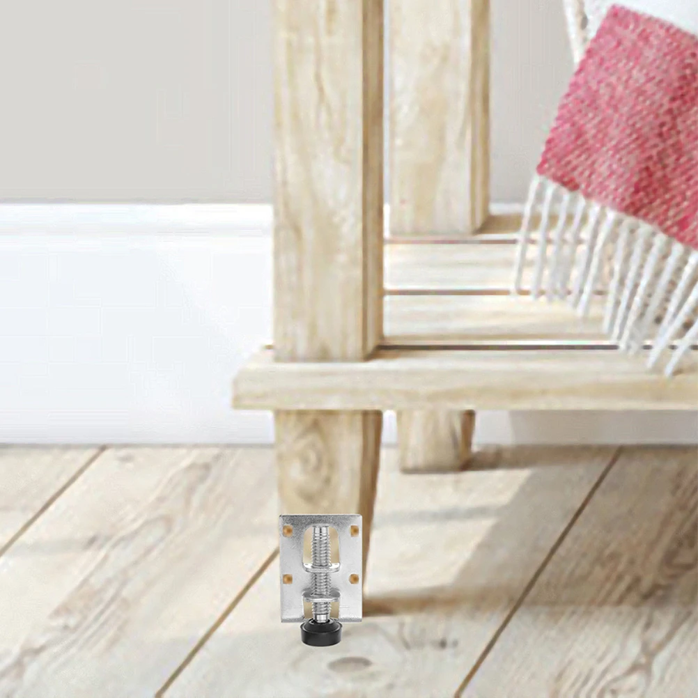 

2Pcs Adjustable Furniture Feet Levelers Anti-Slip Cabinet Leg Leveler Heavy Duty Metal Table Legs for Wardrobes Workbench Floor