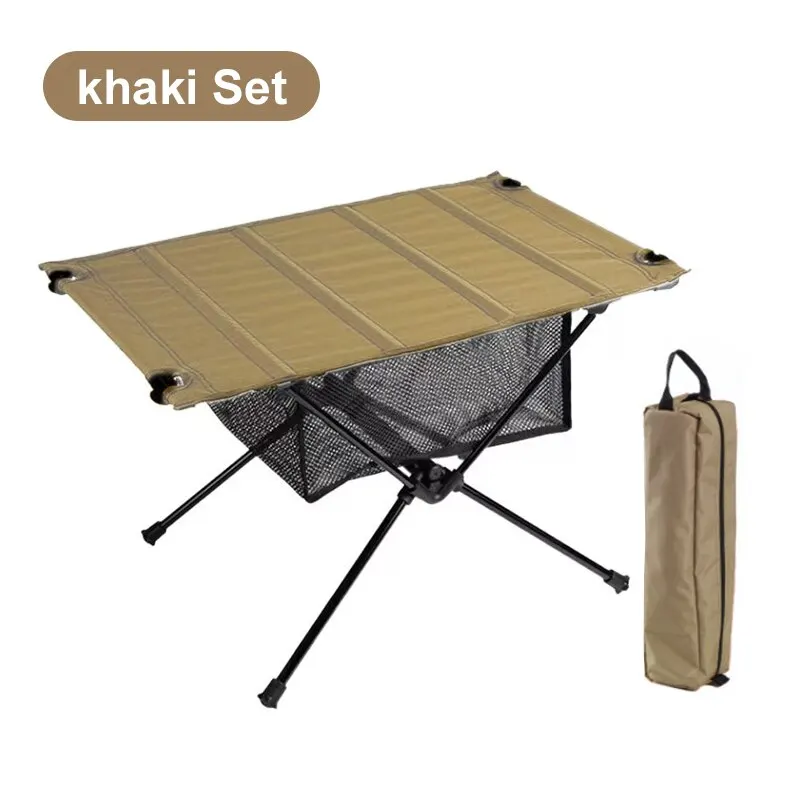 WEST TUNE Westtune Camping Klapptisch leichter 1680d Oxford Rollt isch tragbare Touristen tische aus Aluminium legierung für Picknick im Freien 4