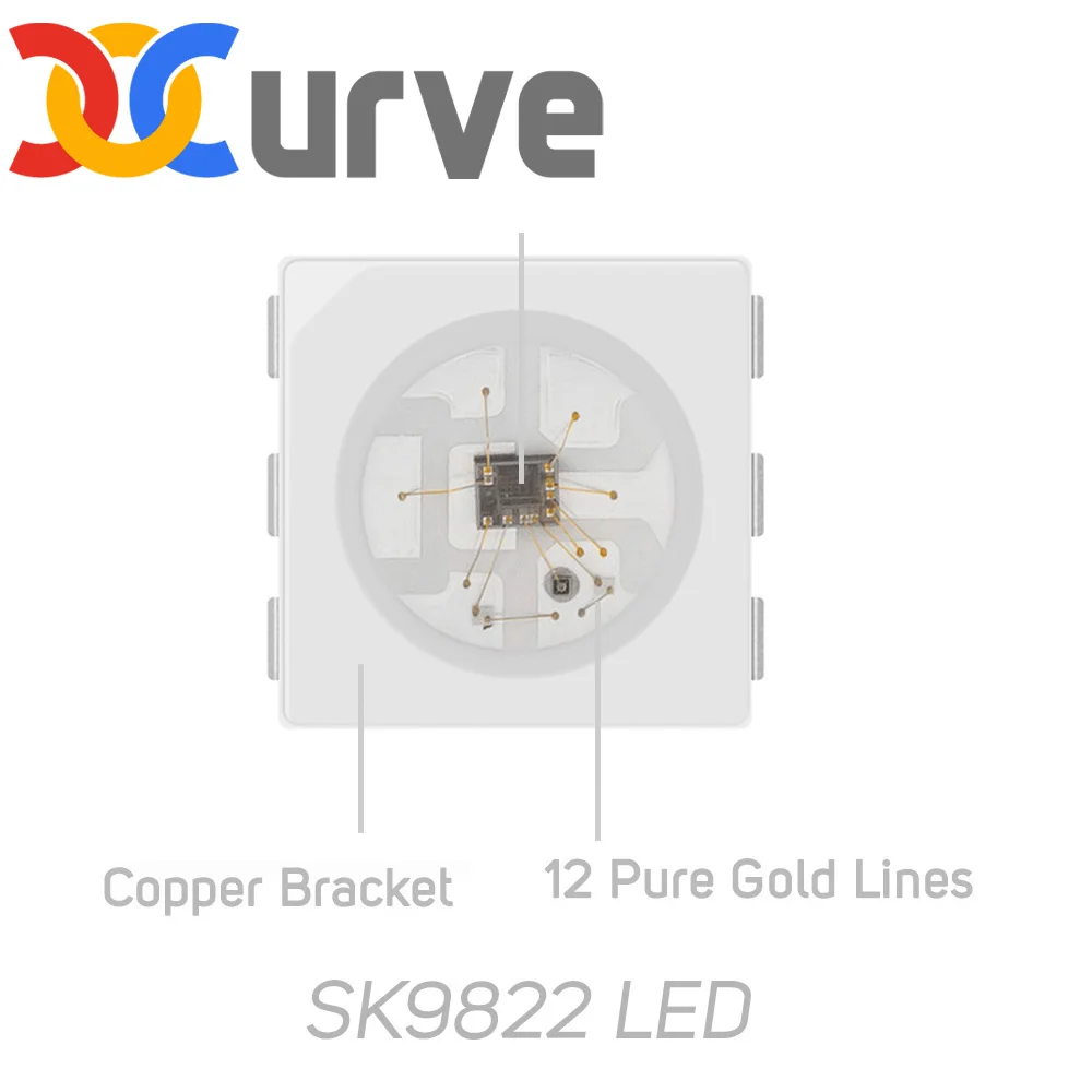 10~1000pcs WS2812B/SK6812/SK9822/WS2813 RGB/RGBW//Warm/Natural/White 3535/5050/4020 SMD Individually Addressable LED Chip Pixels