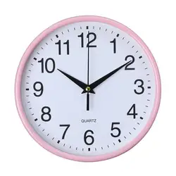 Hanging Clock Modern Wall Clock Elegant Round Wall Clock with High-precision Quartz Movement Battery Operated for Easy